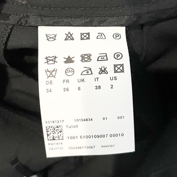 BOSS Hugo Boss Peak Lapel Single Breasted Blazer & Trouser Pant Sets Black 2 - Picture 3 of 14